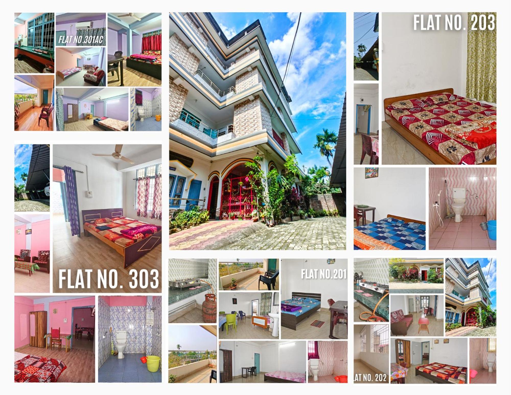 Jorhāt Taj Residency Holiday Homestay -Entire 1Bhk & 2Bhk Private Apartments -Call 767Ooo54Oo מראה חיצוני תמונה